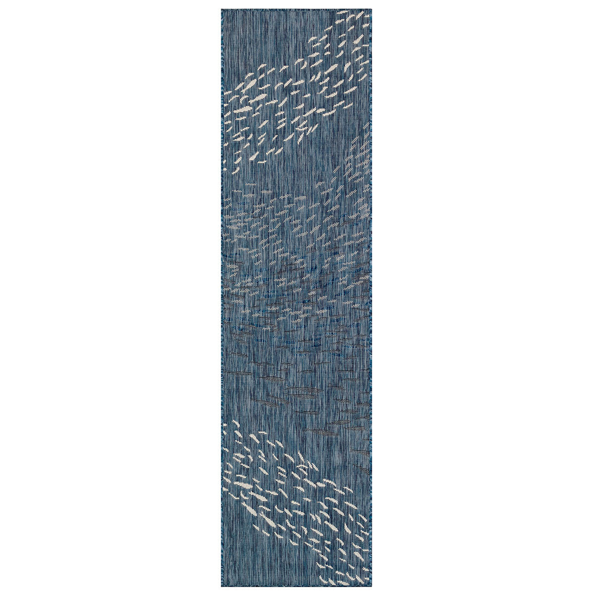 Cabo Fish Navy Indoor/Outdoor Rug - 2 x 8
