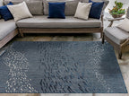 Cabo Fish Navy Indoor/Outdoor Rug - 7 x 9