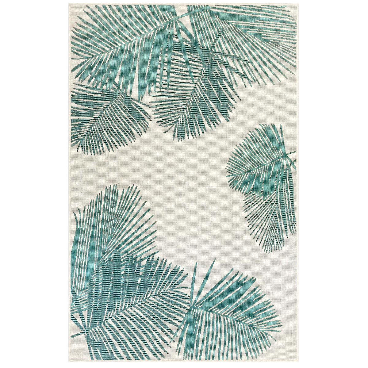 Camps Bay Aqua Indoor/Outdoor Rug - 3 x 5
