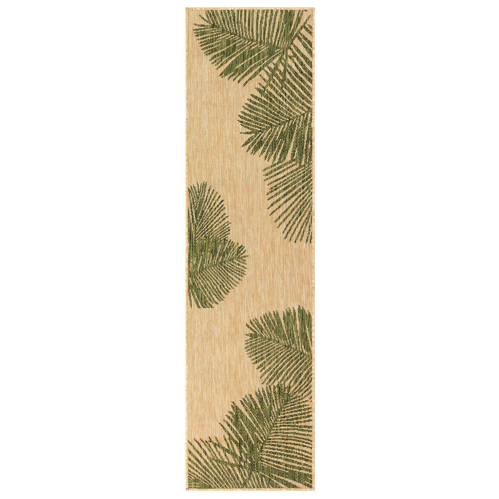 Camps Bay Green Indoor/Outdoor Rug - 2 x 8