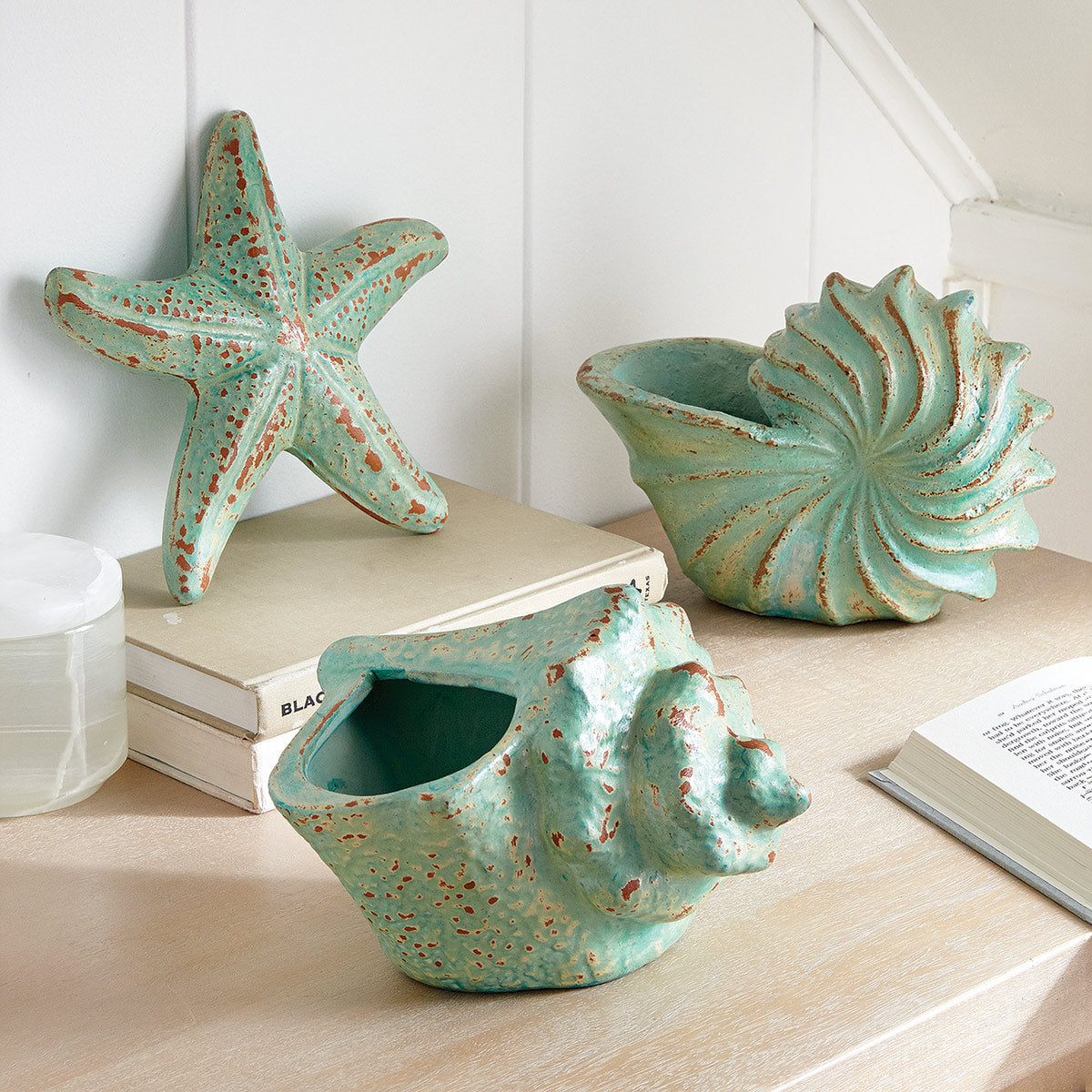 Clay Pottery Starfish Sculpture