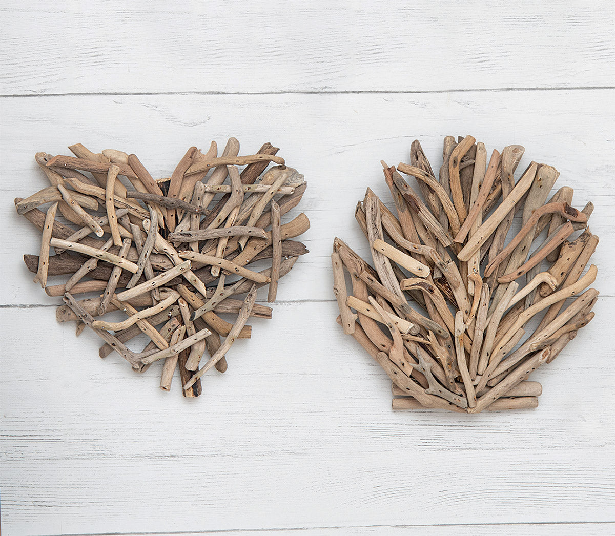 Coastal Driftwood Heart Wall Art