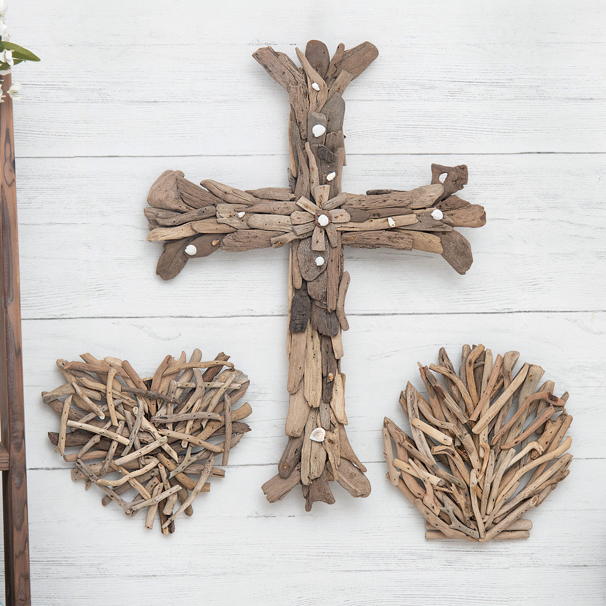Coastal Driftwood Clam Wall Art - OUT OF STOCK UNTIL 06/20/2026