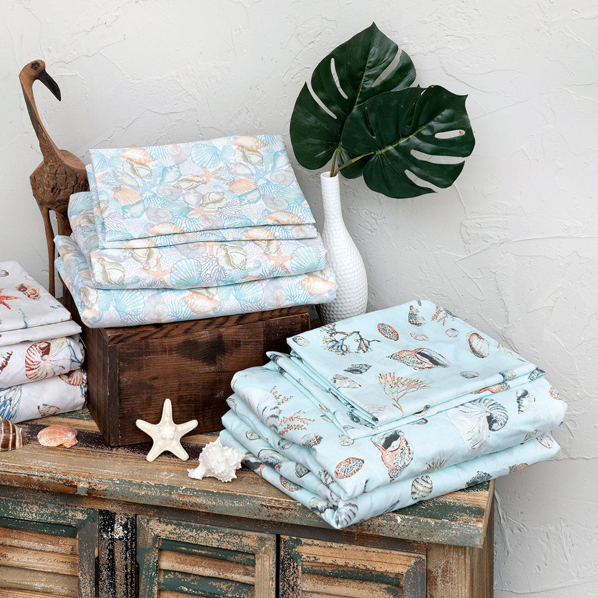 Coastal Seashells Sheet Set - Twin - CLEARANCE
