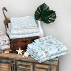 Aqua Shells Sheet Set - Twin - CLEARANCE