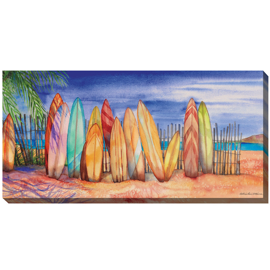 Colorful Surfboards Canvas Art