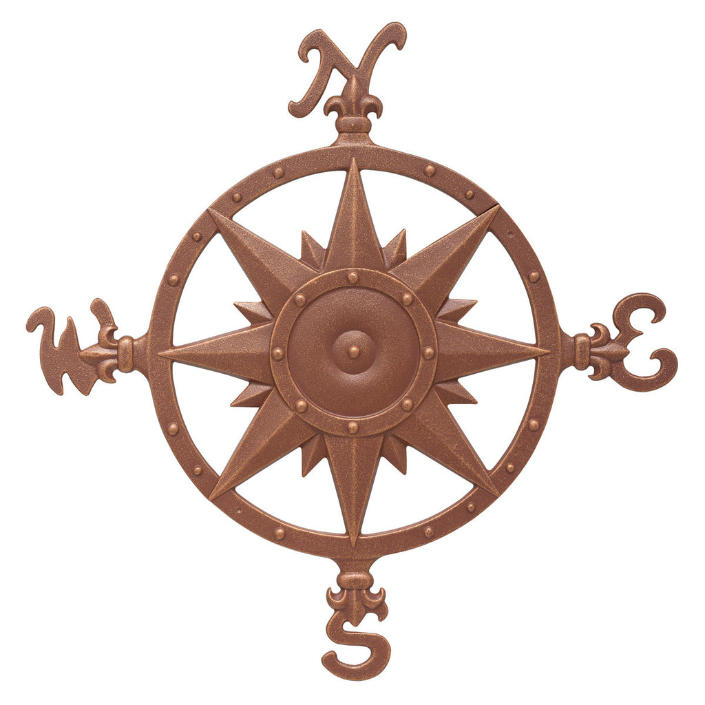 Compass Rose Wall Decor - Classic Copper
