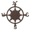 Compass Rose Wall Decor - Oil Rub Bronze