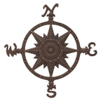 Compass Rose Wall Decor - Oil Rub Bronze