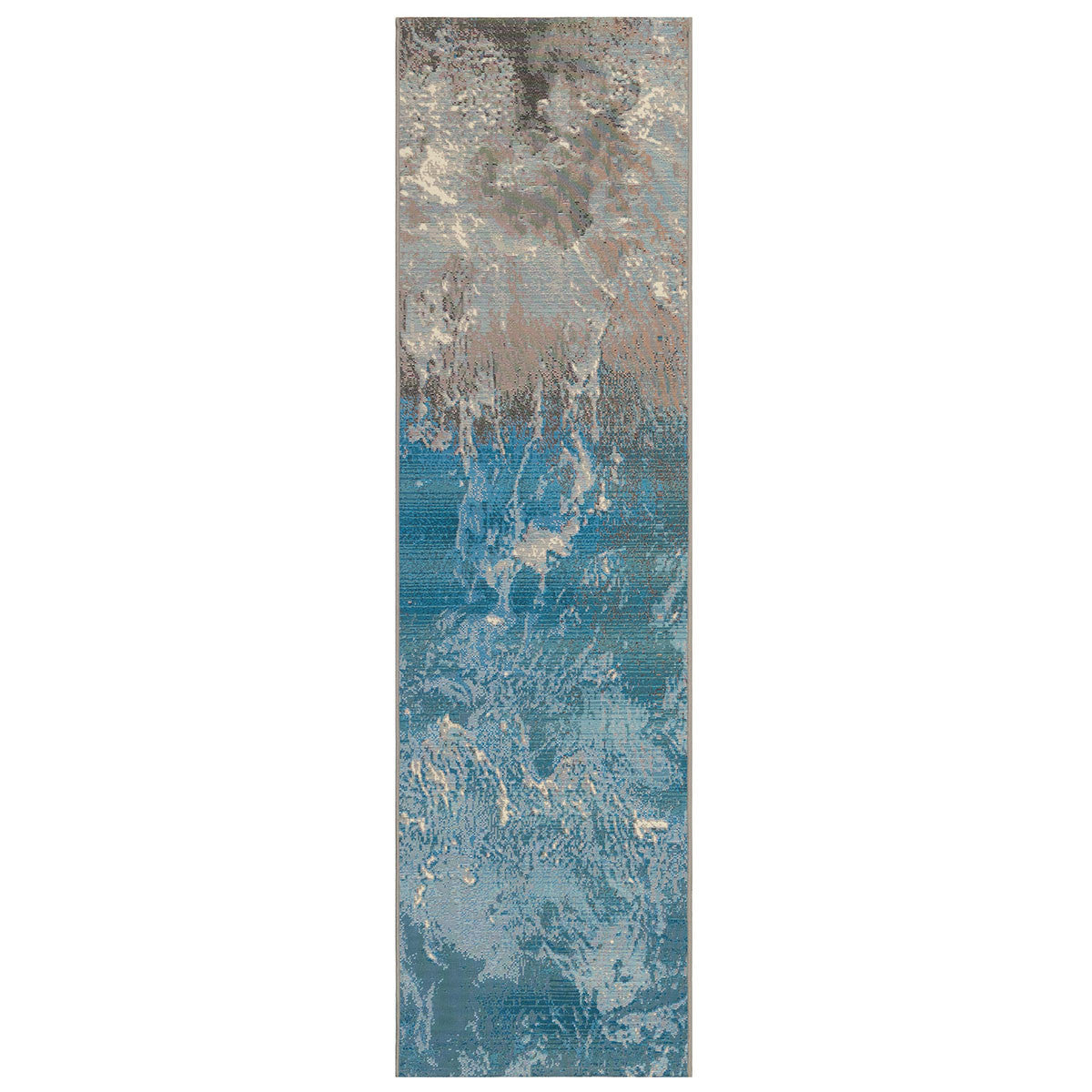 Contemporary Sea Indoor/Outdoor Rug - 2 x 8 - OUT OF STOCK