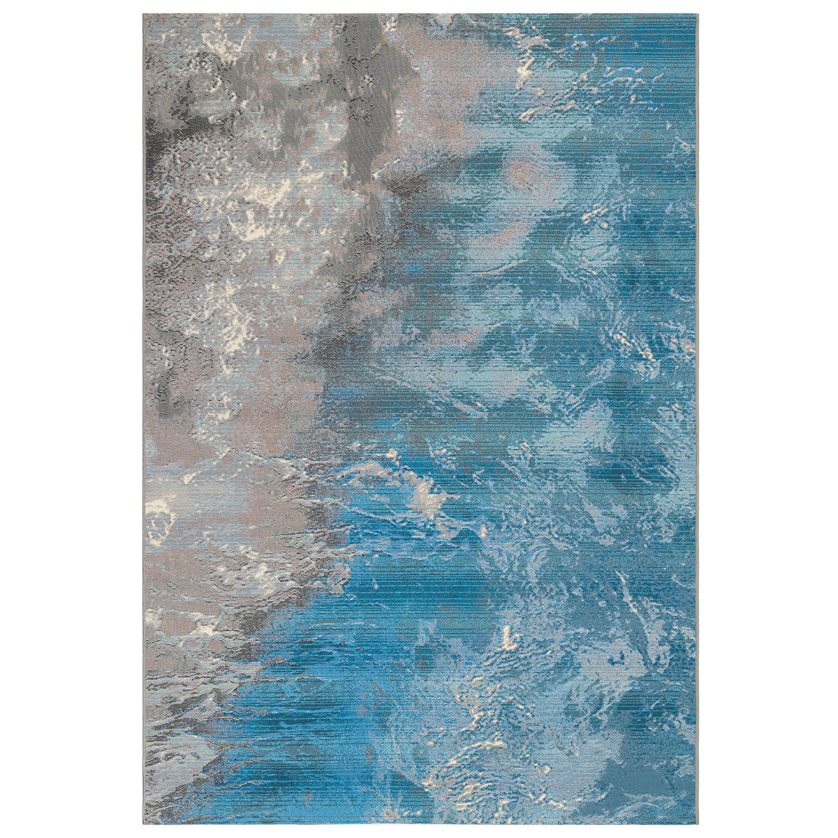 Contemporary Sea Indoor/Outdoor Rug - 7 x 9
