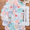 Coral Palette Table Linens