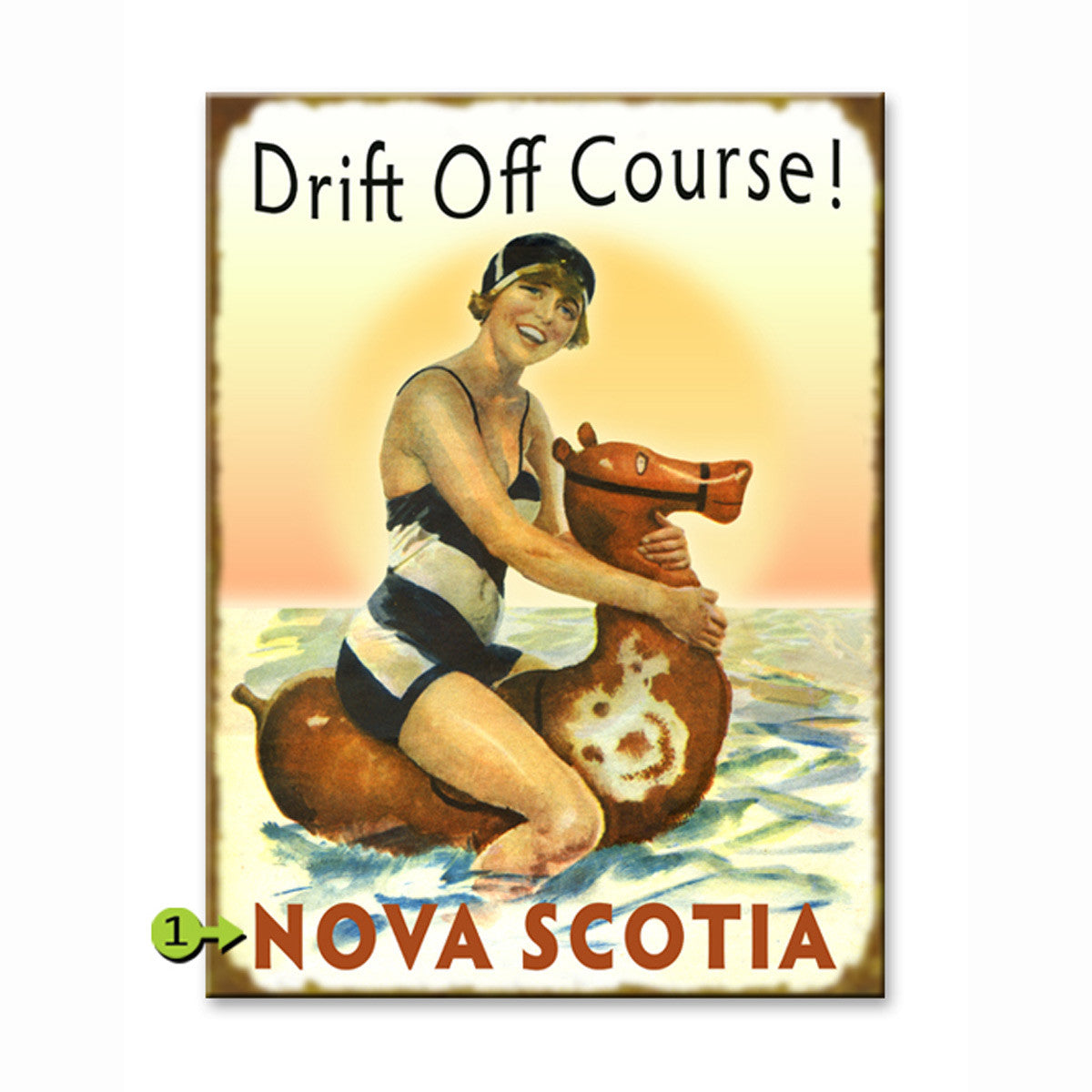 Drift Off Course Personalized Signs