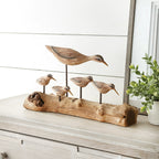 Driftwood Sandpipers Sculpture