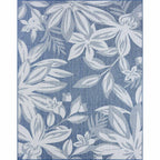 Fiji Flowers Blue Rug Collection