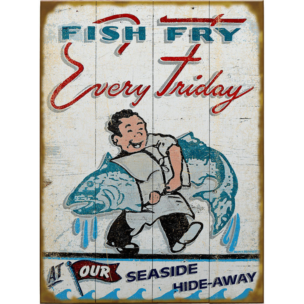 Fish Fry Personalized Sign - 23 x 31