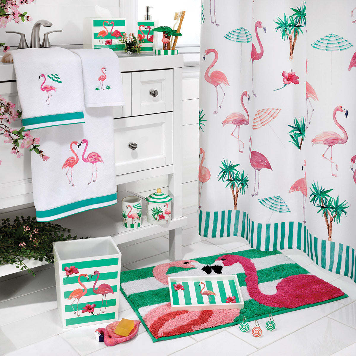 Flamingo Bay Bath Towel