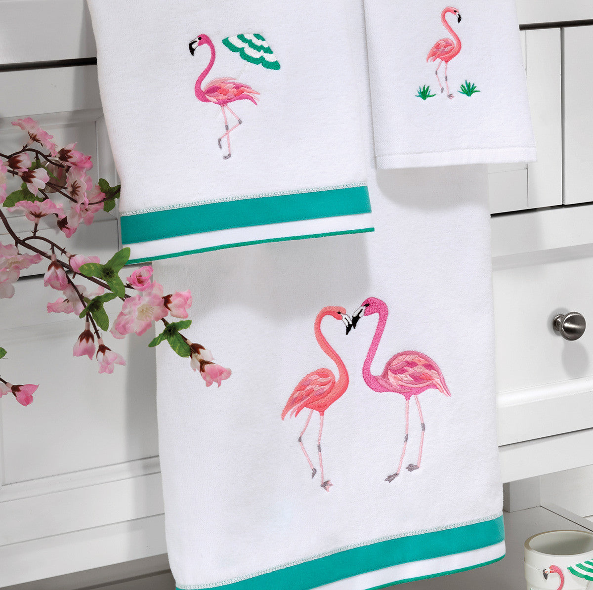 Flamingo Bay Bath Towel