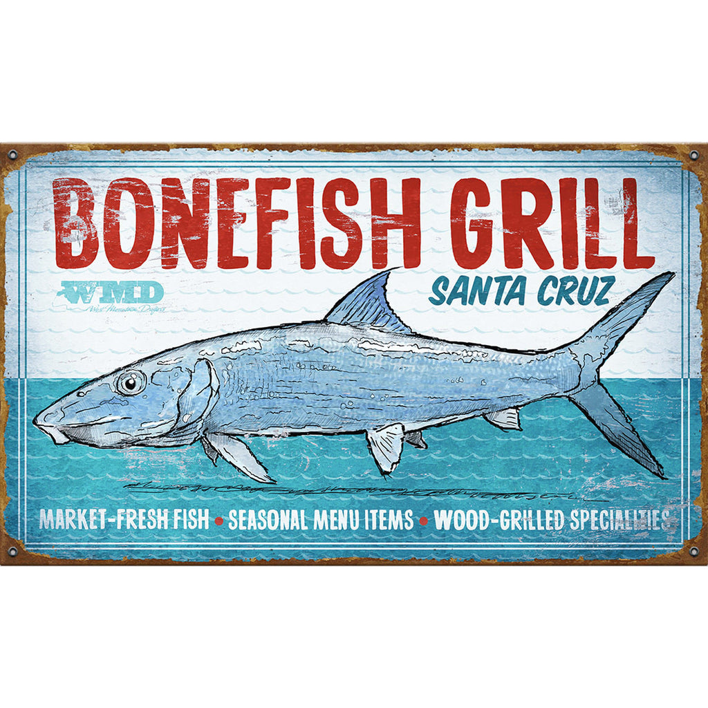Fresh Fish Market Personalized Sign