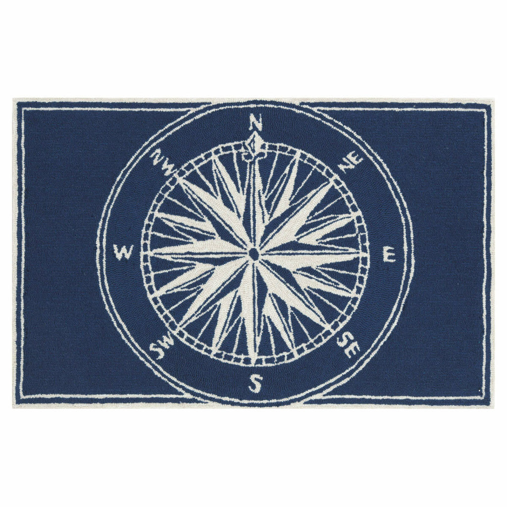 Frontporch Compass Navy Rug Collection