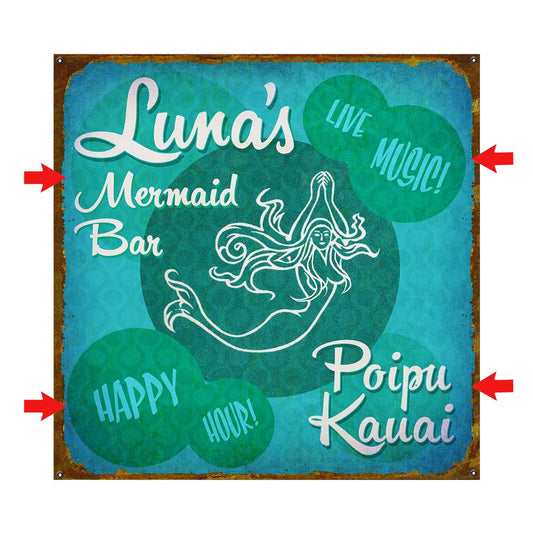 G Mermaid Bar Personalized Signs