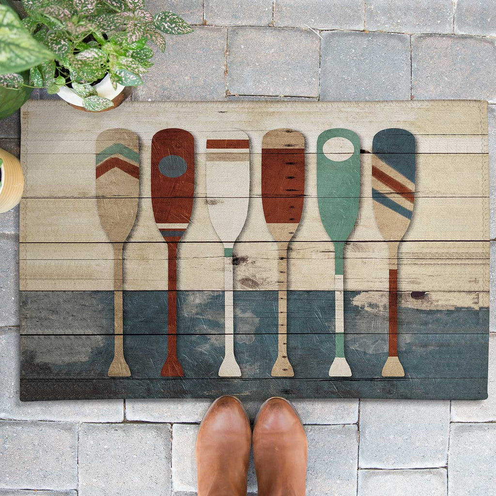 Colorful Paddles Outdoor Rugs