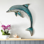 Graceful Dolphin Metal Wall Art