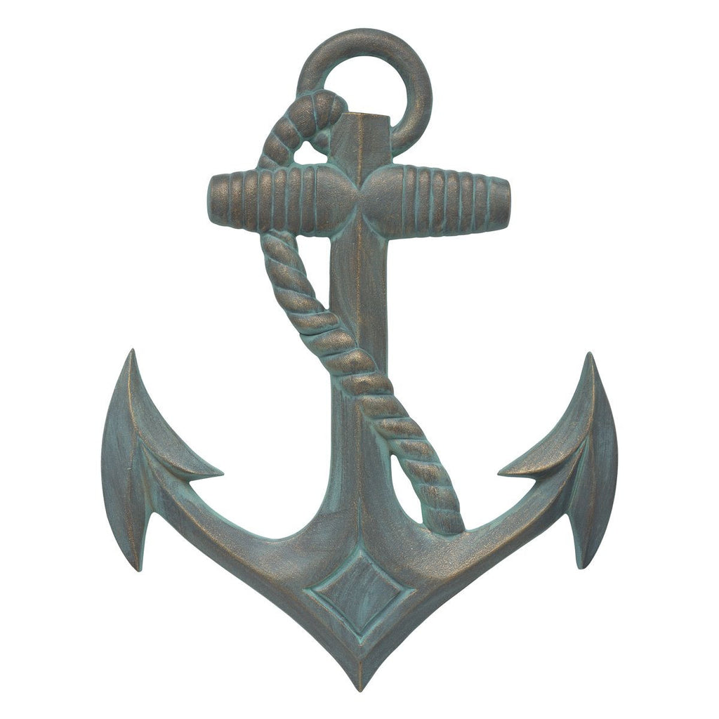 Gray Anchor Wall Decor