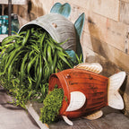 Hanging Metal Fish Planters - Set of 2 - OUT OF STOCK UNTIL 07/10/2026
