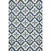 Harbor Ivory and Blue Mosaic Indoor/Outdoor Rugs