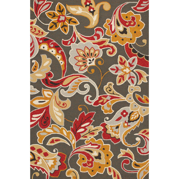 Harbor Taupe Flora Indoor/Outdoor Rug Collection