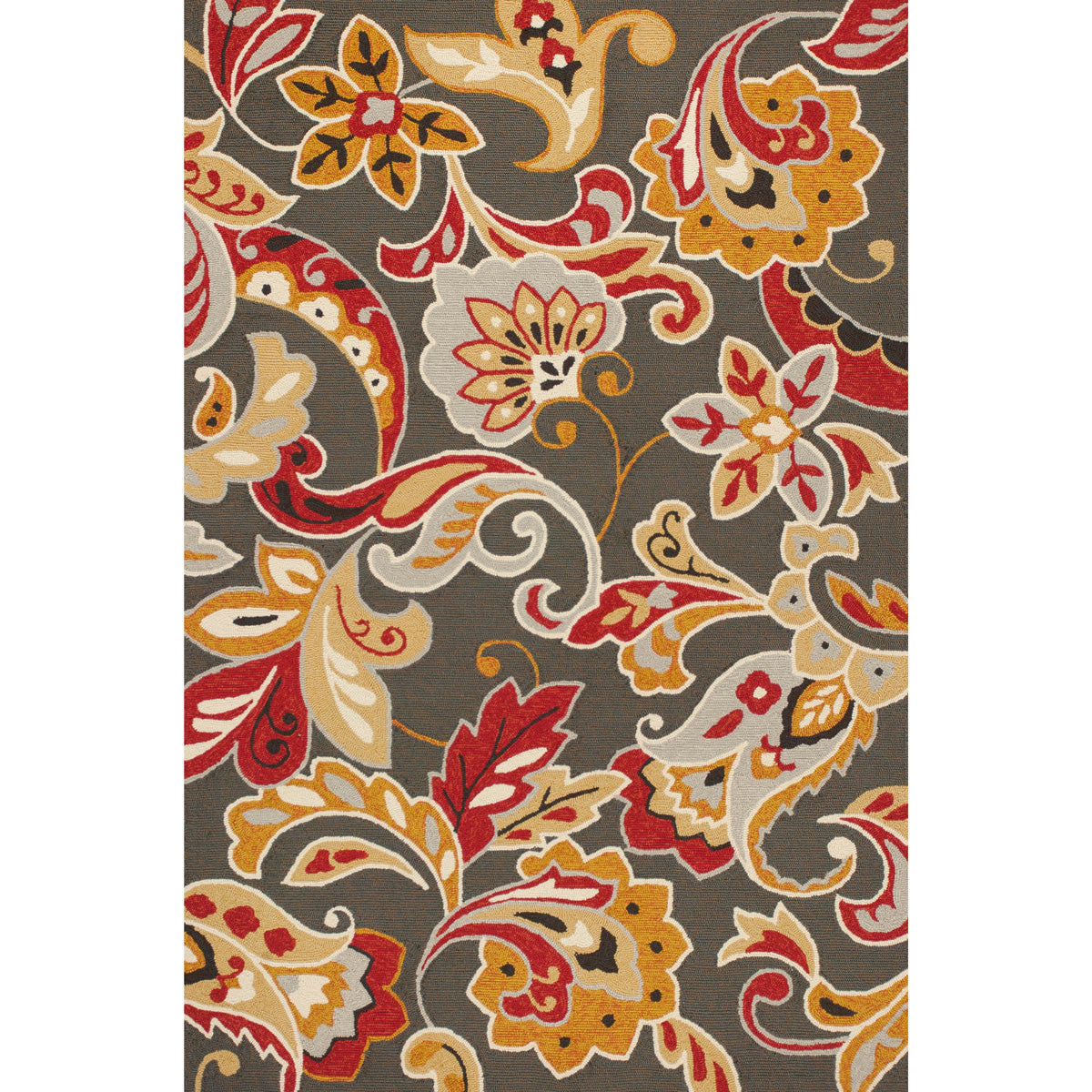 Harbor Taupe Flora Indoor/Outdoor Rug Collection
