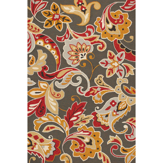Harbor Taupe Flora Indoor/Outdoor Rug Collection