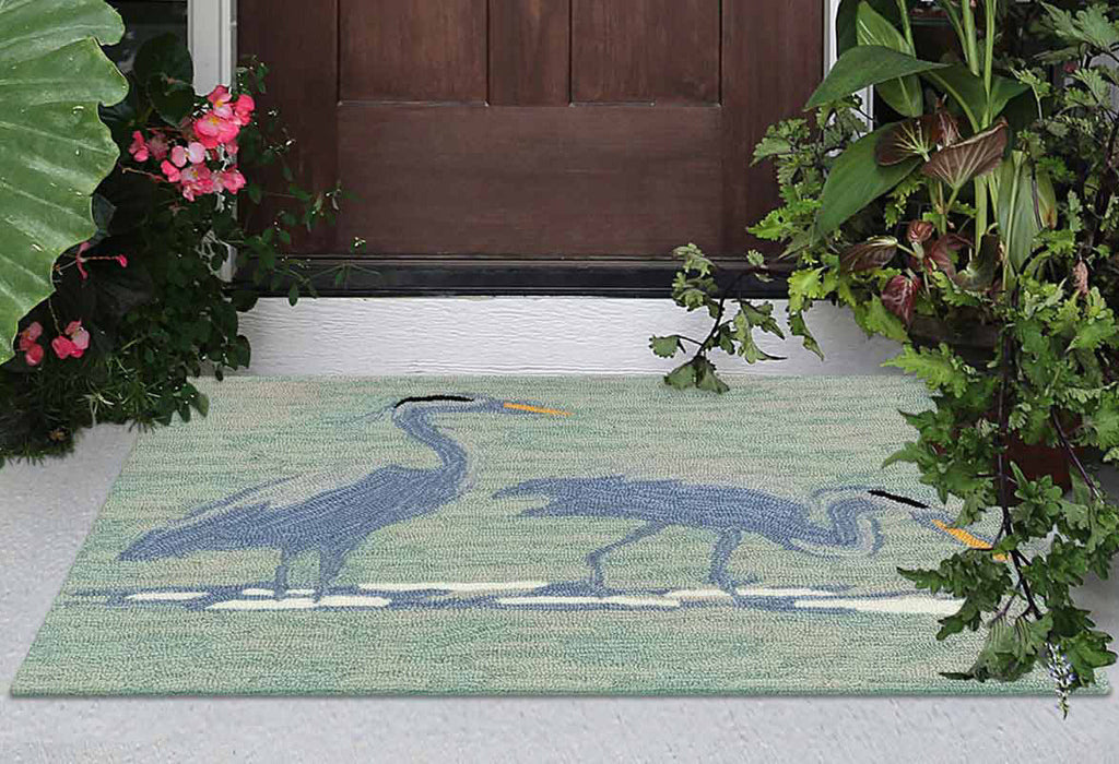 Heron Swim Indoor/Outdoor Rug - 2 x 3