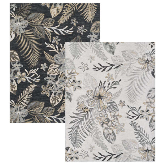 Hibiscus Leaves Indoor/Outdoor Rug Collection