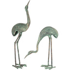 Hungry Cranes Statuary - Set of 2