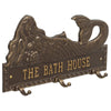 Bronze & Gold Personalized Mermaid Hook Plaque