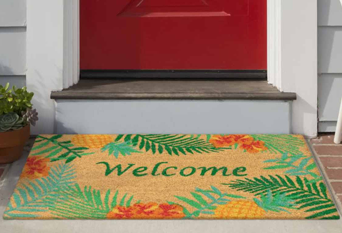 Jungle Welcome Coir Mat - 1 x 2
