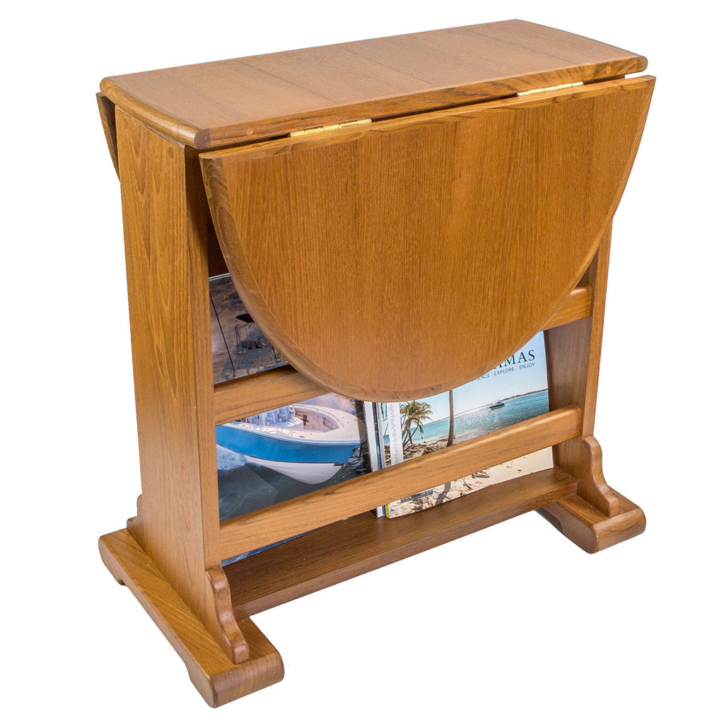 Large Teak Drop-Leaf Table