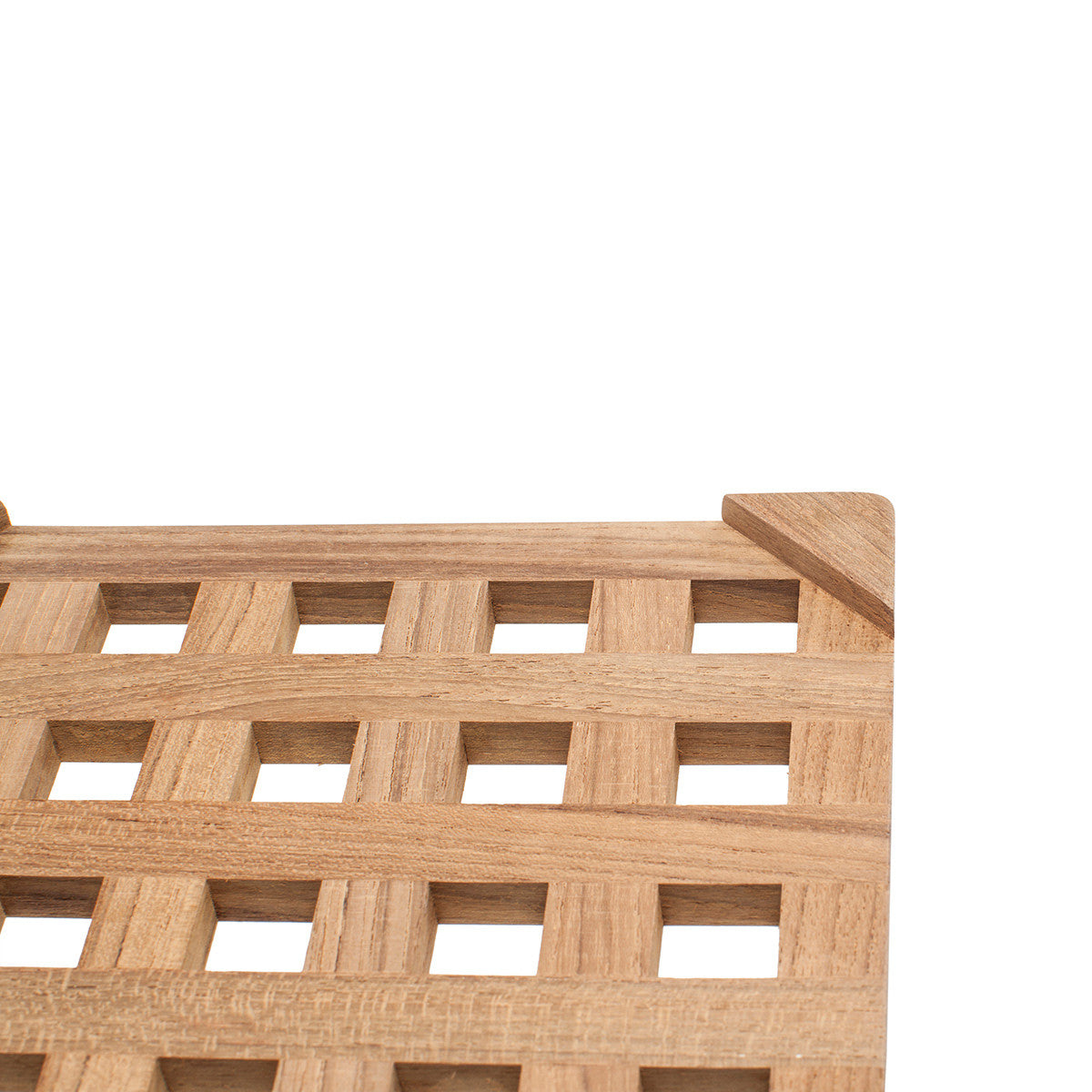 Large Teak Square Trivet