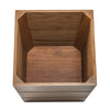 Large Teak Waste Basket