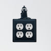 Lighthouse Double Outlet Cover