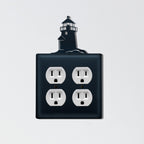 Lighthouse Double Outlet Cover