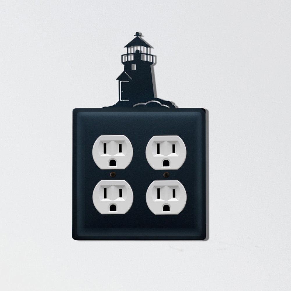 Lighthouse Double Outlet Cover