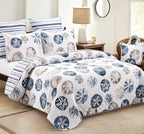 Sand Dollar Beach Quilt Bedding Collection