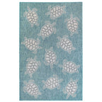 Marisol Bay Aqua Indoor/Outdoor Rug - 5 x 8