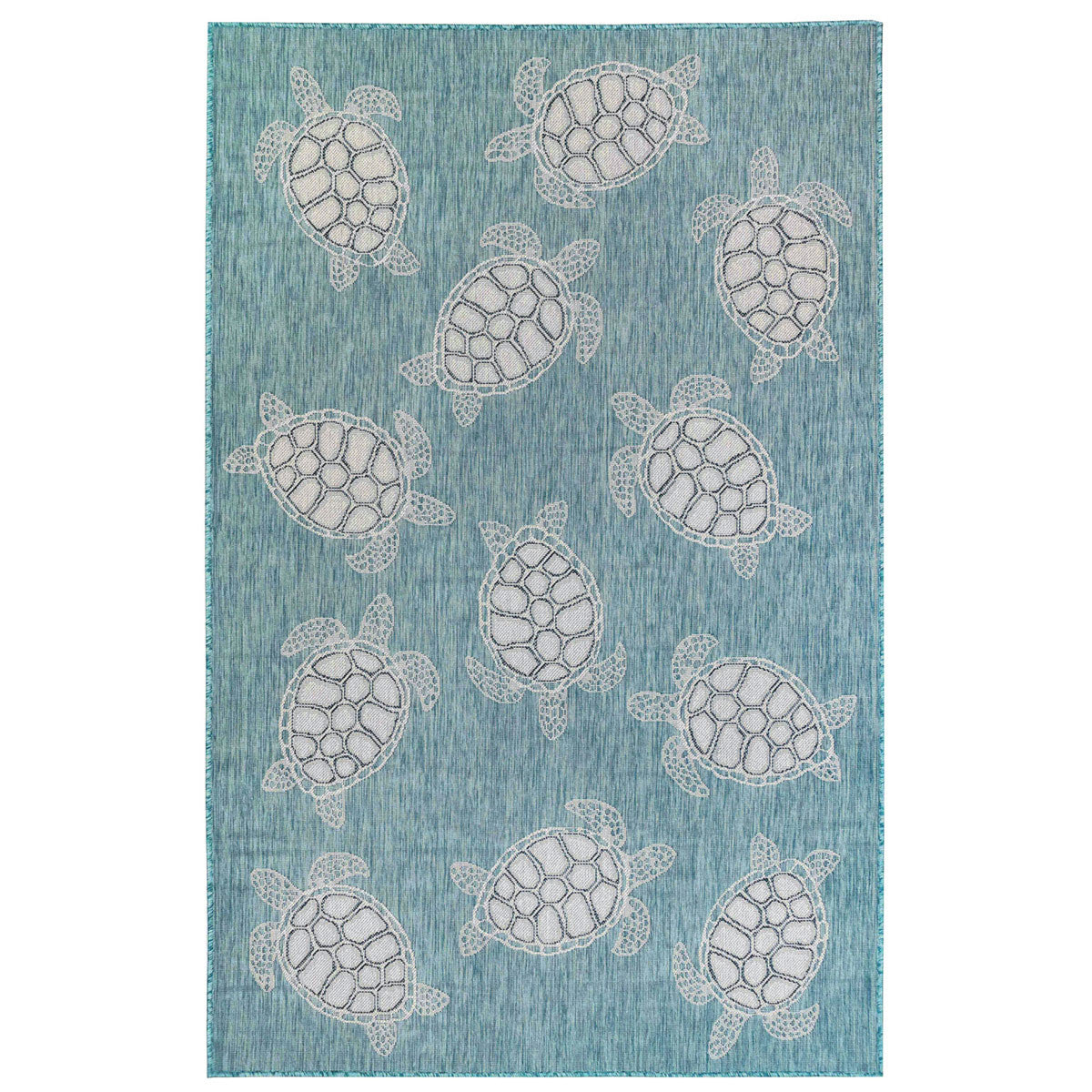 Marisol Bay Aqua Indoor/Outdoor Rug - 5 x 8
