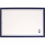 Anchor Cobalt Plastified Placemats - Set of 6