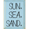 Sun Sea Sand In Blue Wall Art
