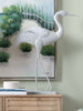 Majestic Crane Walking Sculpture
